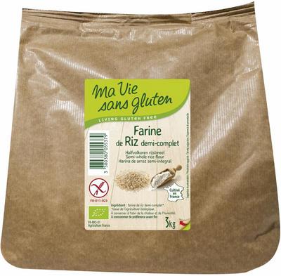 Ma Vie Sans Rijstmeel halfvolkoren glutenvrij bio