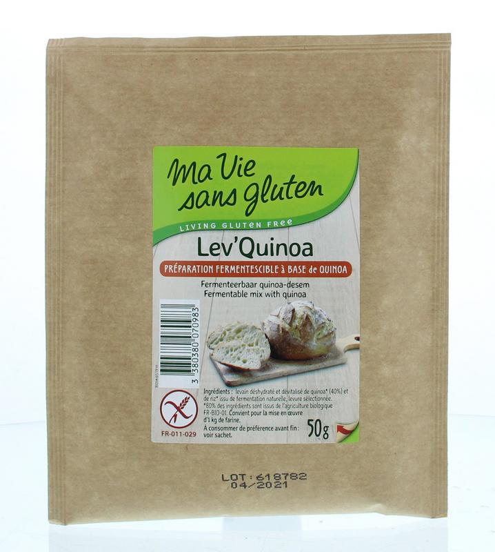 Zuurdesem quinoa glutenvrij