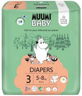 Muumi Baby Eco luiers maat 3 midi 5-8kg