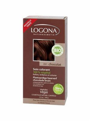 Logona haarverf chocoladebruin 100 g