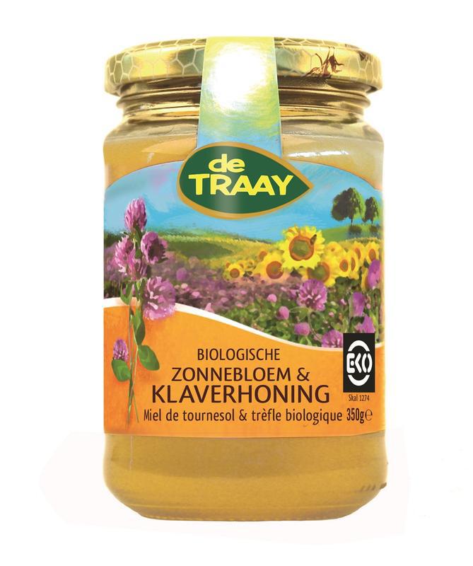 Zonnebloem klaver honing bio