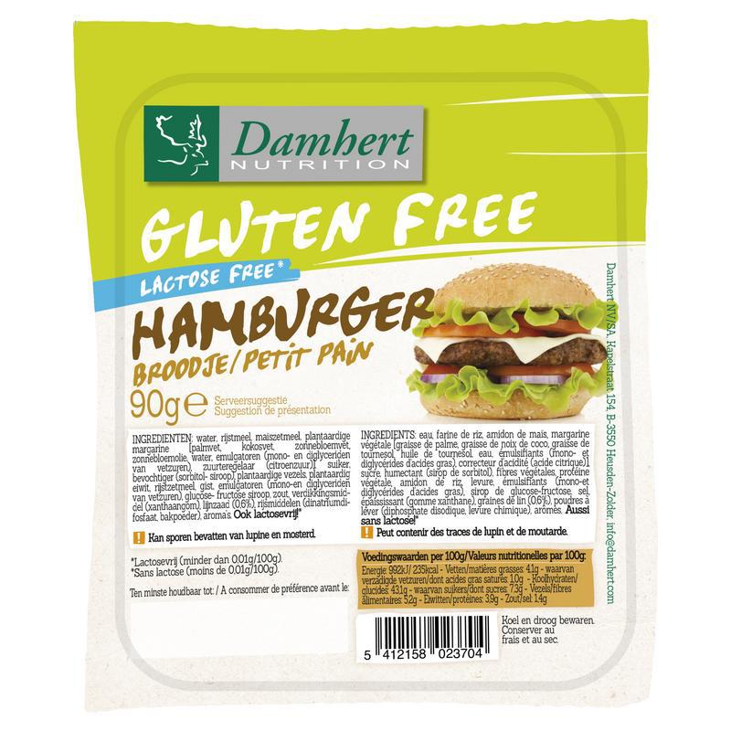 Hamburgerbrood glutenvrij
