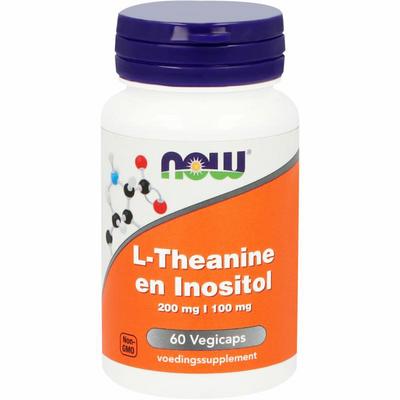 NOW L-Theanine 200 mg met Inositol 100 mg
