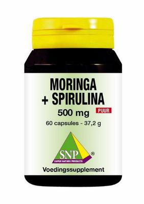 SNP Moringa & spirulina 500mg puur