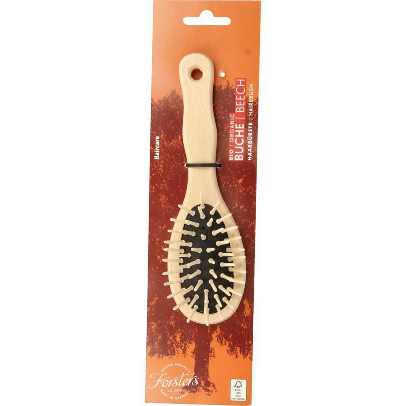 Haarborstel punt hout noppen beukenhout small