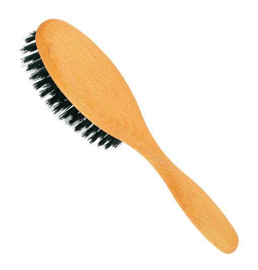 Haarborstel zwijnenhaar small beukenhout