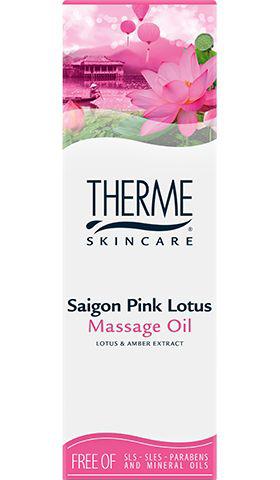 Saigon pink lotus massage oil