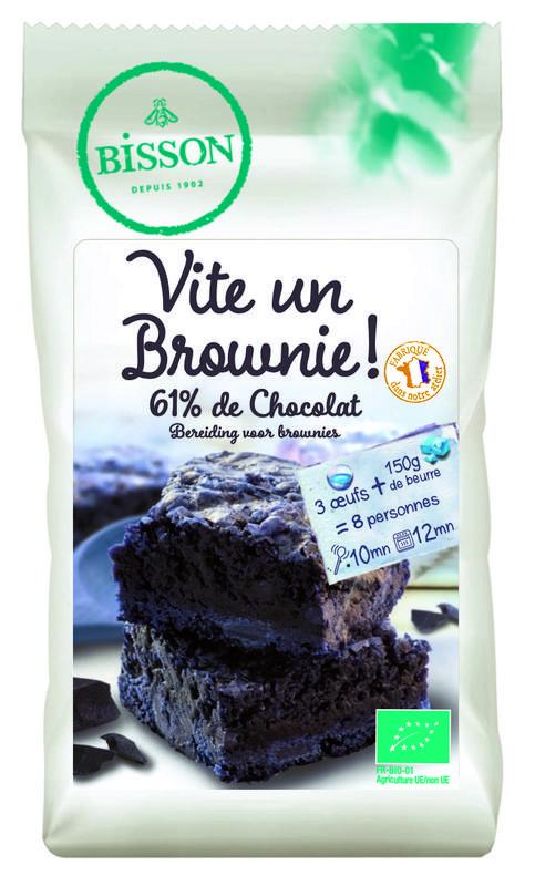 Bakmix voor brownies bio