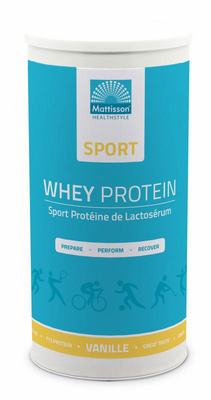Mattisson Sport wei whey proteine concentraat vanille Mattisson Sport wei whey proteine concentraat vanille
