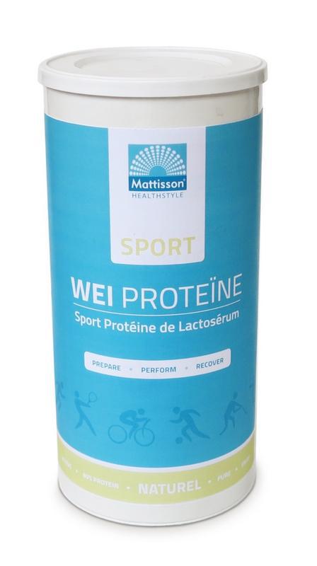 Sport wei whey proteine concentraat naturel