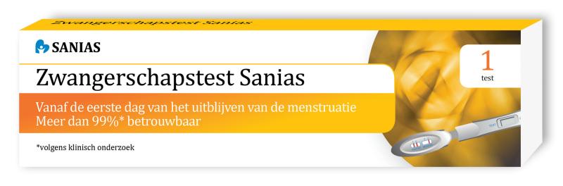 zwangerschapstest sanias av 1st