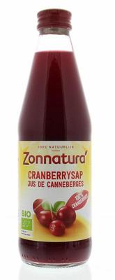 Zonnatura Cranberrysap puur bio