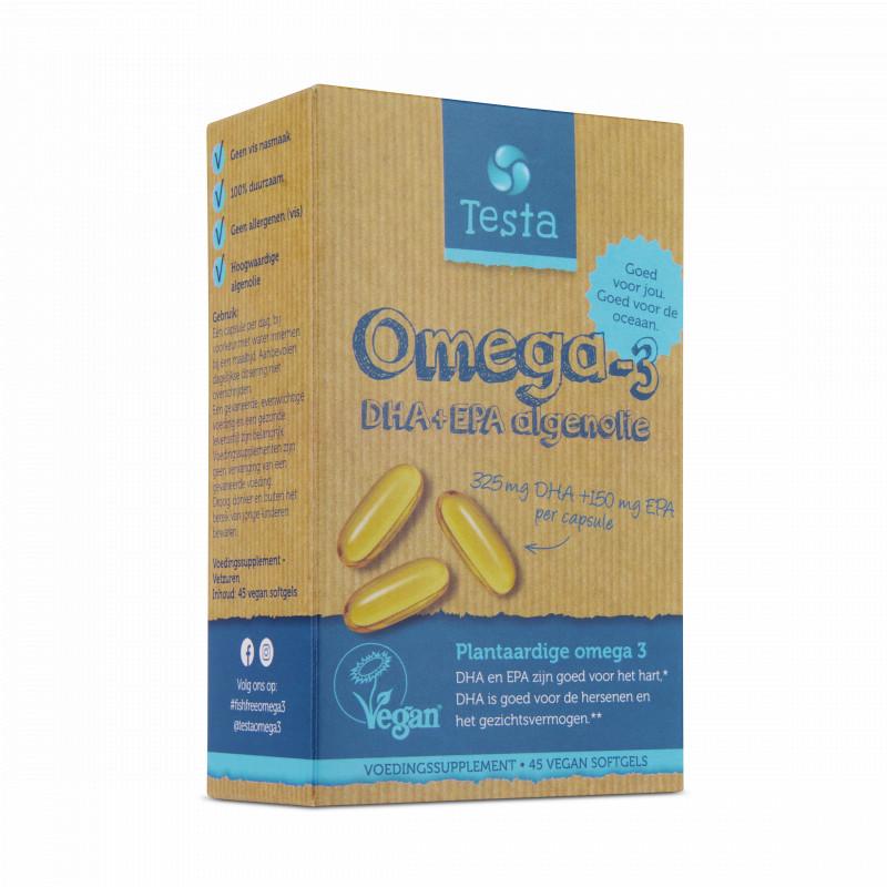 Omega 3 algenolie 300mg DHA + 150mg EPA vegan