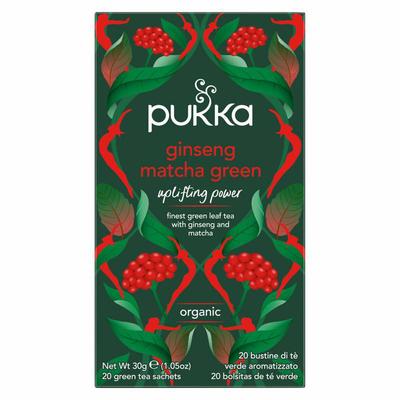 Pukka Ginseng matcha green bio