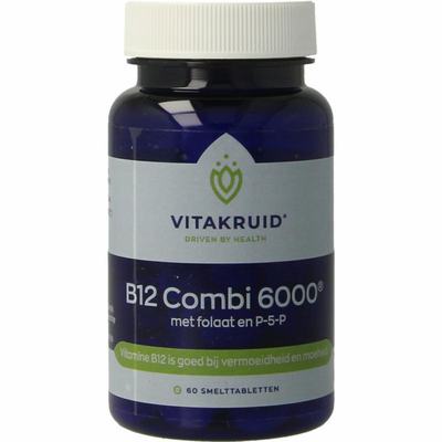 Vitakruid Vitakruid B12 Combi 6.000 met Actief Folaat Vitakruid Vitakruid B12 Combi 6.000 met Actief Folaat