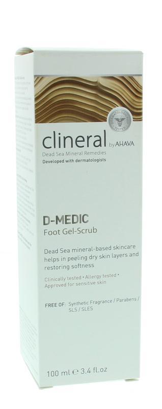 Clineral D-medic foot gel scrub