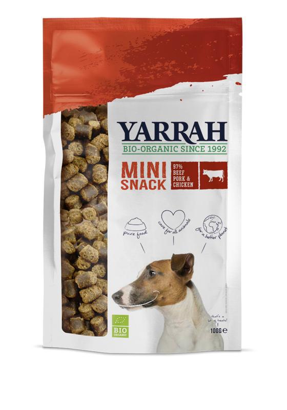 Mini snack voor honden bio