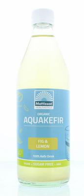 Mattisson Aquakefir fig & lemon waterkefir vijg & limoen bio Mattisson Aquakefir fig & lemon waterkefir vijg & limoen bio