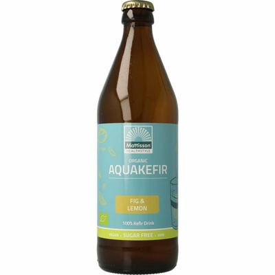 Mattisson Aquakefir fig & lemon waterkefir vijg & limoen bio Mattisson Aquakefir fig & lemon waterkefir vijg & limoen bio