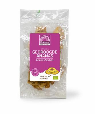 Mattisson Organic gedroogde ananas bio