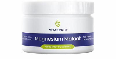 Vitakruid Vitakruid Magnesium Malaat met Vitamine B6 (P-5-P)