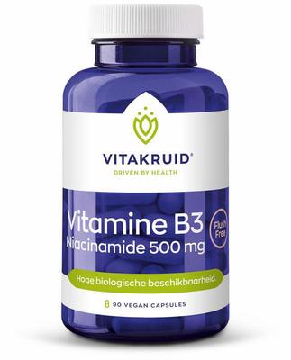 Vitakruid Vitakruid Vitamine B3 Niacinamide 500 mg Flush Free