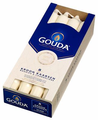 Gouda Kroonkaars ivoor 240/24