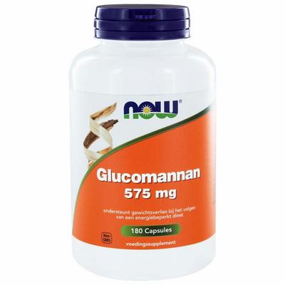 NOW glucomannan 575mg 180cp