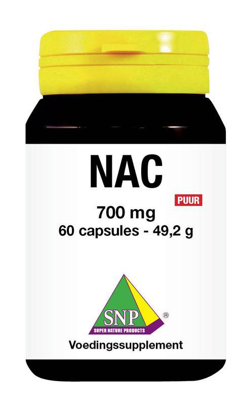 N-acetyl L-cysteine 700mg puur