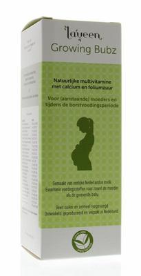 LAVEEN Growing bubz multivitamine foliumzuur zwangerschap 90vc
