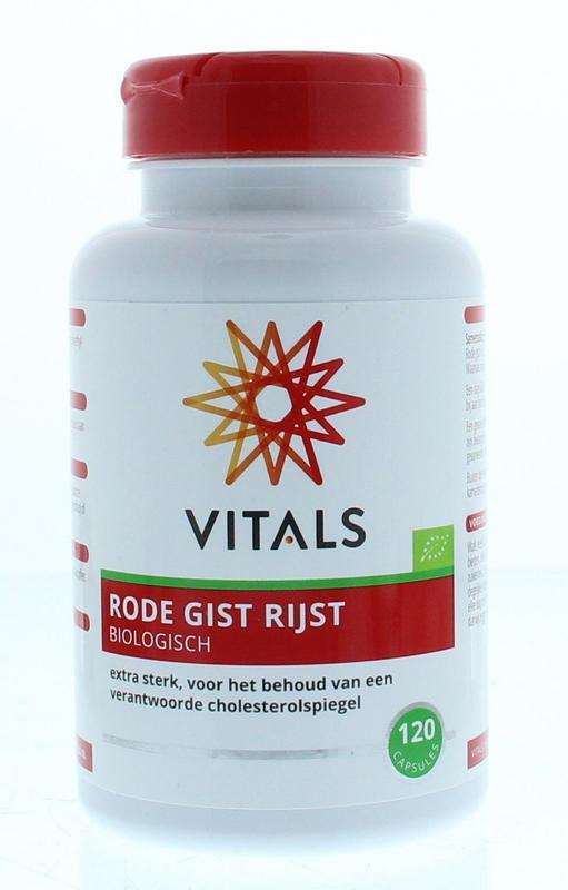 Vitals Rode gist rijst extra sterk Biologisch