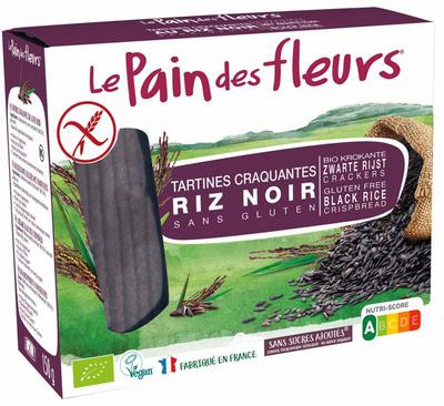 Pain Des Fleurs Zwarte rijst crackers bio