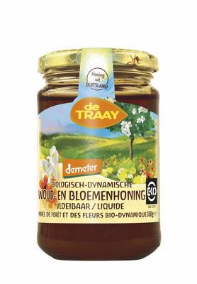 DE TRAAY Woud- en bloemenhoning vloeibaar bio demeter