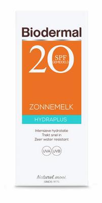Biodermal Zonnemelk hydraplus SPF20