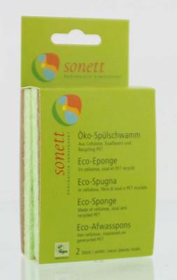 Sonett eco-afwasspons 2 st