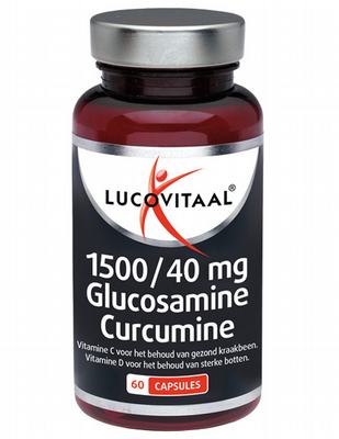Lucovitaal Glucosamine & curcumine 1500/40mg Lucovitaal Glucosamine & curcumine 1500/40mg