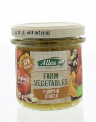 Allos Farm vegetables pompoen & gember bio
