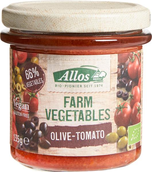 Farm vegetables tomaat & olijf bio