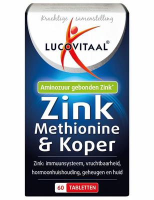 Lucovitaal Zink methionine & koper