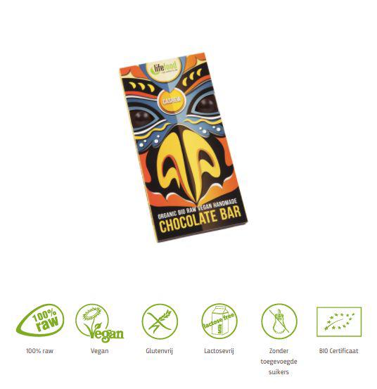 Rauwe chocolade cashew bio