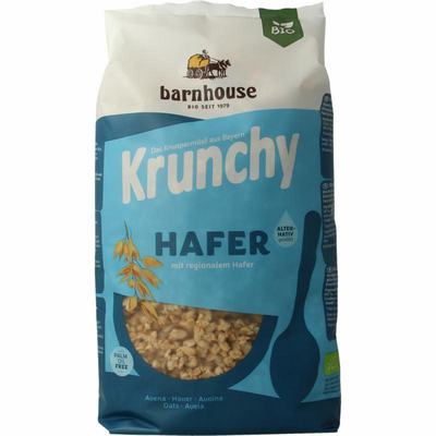 Barnhouse Krunchy pur haver zonder toegevoegde suikers bio Barnhouse Krunchy pur haver zonder toegevoegde suikers bio