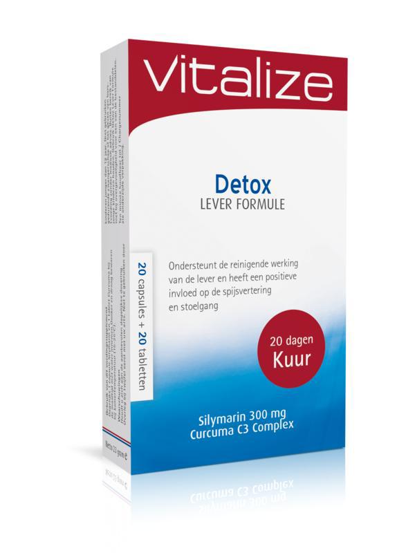 Detox lever formule - 20 caps + 20 tabs