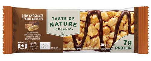 Dark chocolate peanut caramel bio