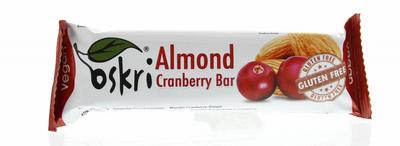Oskri reep amandel cranberry- 53gr