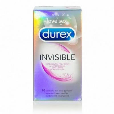 Durex Condooms invisible met extra glijmiddel