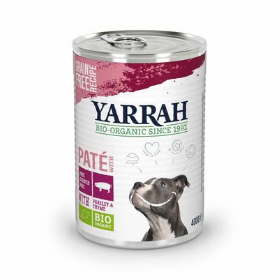 Yarrah Hondenvoer pate met varkensvlees bio