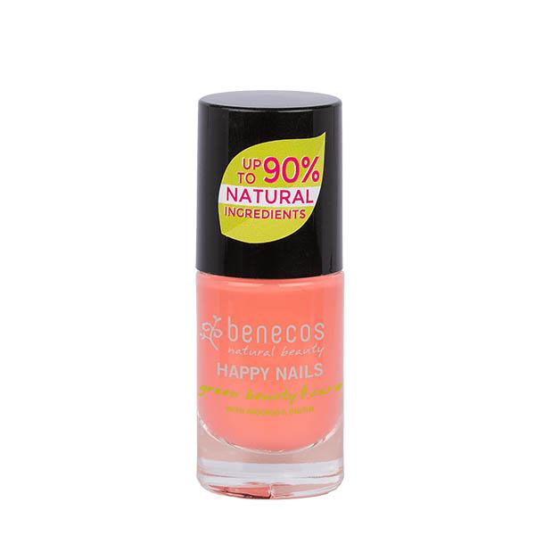 Vegan nail polish peach sorbet 20-free plantbased