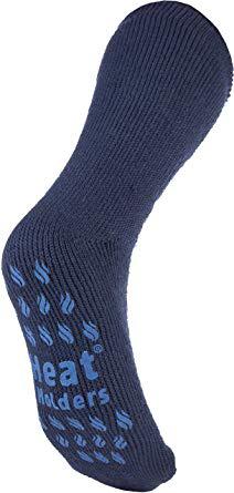 Mens slipper socks maat 6-11 deep blue