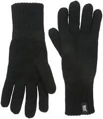HEATHOLDERS Mens gloves M/L black