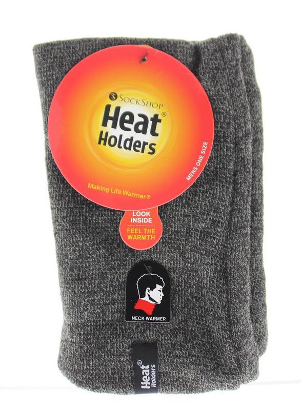 Mens neck warmer one size charcoal